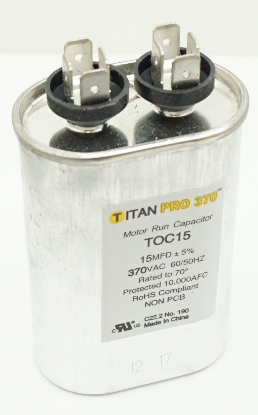 Amazon.com: PACKARD TOC15 15MFD, 370V, Motor Start Capacitor, Oval